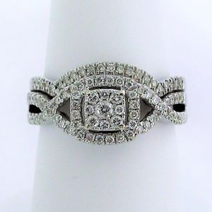 Zales Diamond Wedding Set 1/2CTW White Gold!